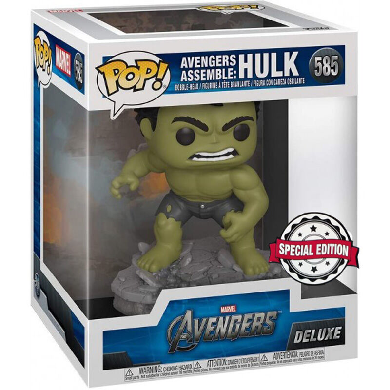 Figura POP Deluxe Avengers Hulk Assemble Exclusive - Nº 585