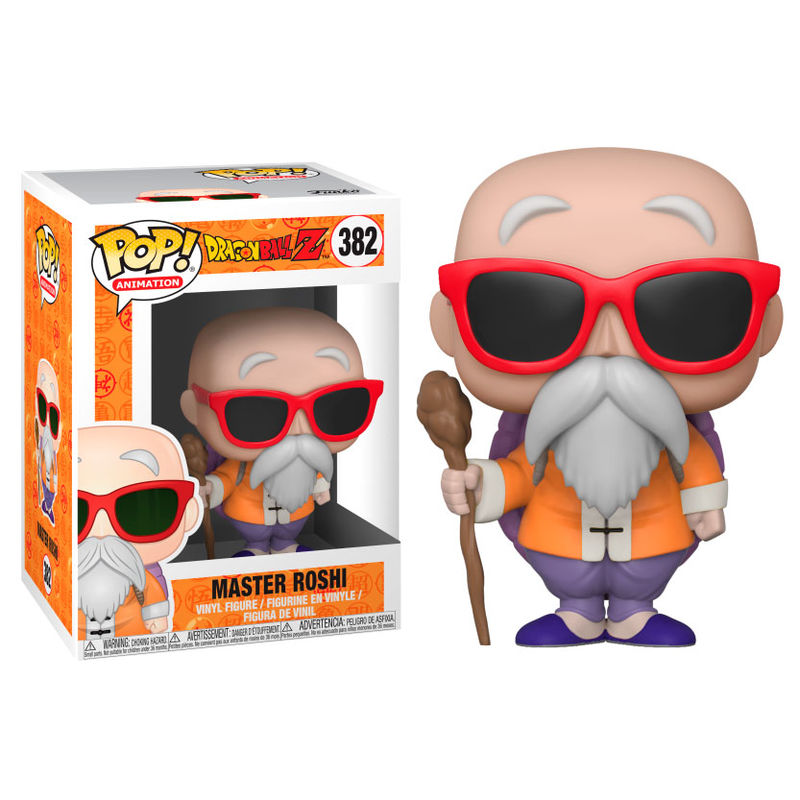 Figura FUNKO POP Dragon Ball Z Gohan Master Roshi with Staff - Nº 382