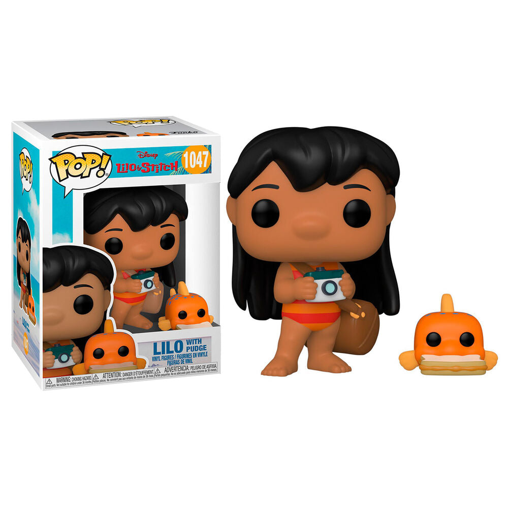 Figura POP Disney Lilo e Stitch Lilo com Pudge