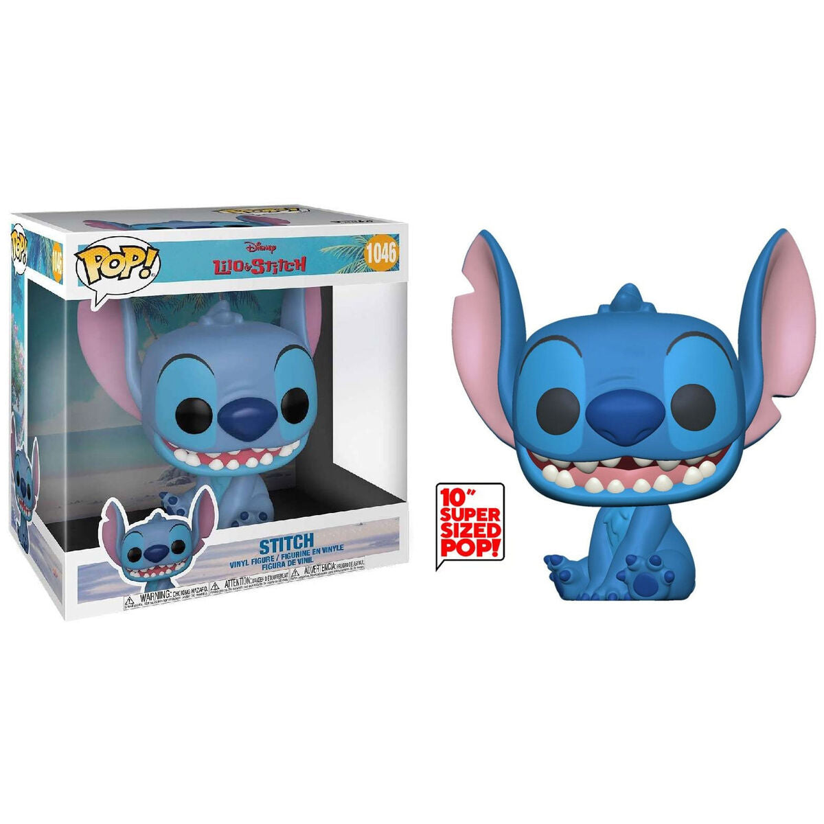 Figura POP Disney Lilo and Stitch - Stitch 25cm - Nº 1046