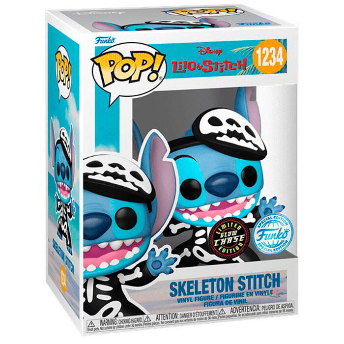 Figura POP Disney Lilo & Stitch Skeleton Stitch Chase Exclusive