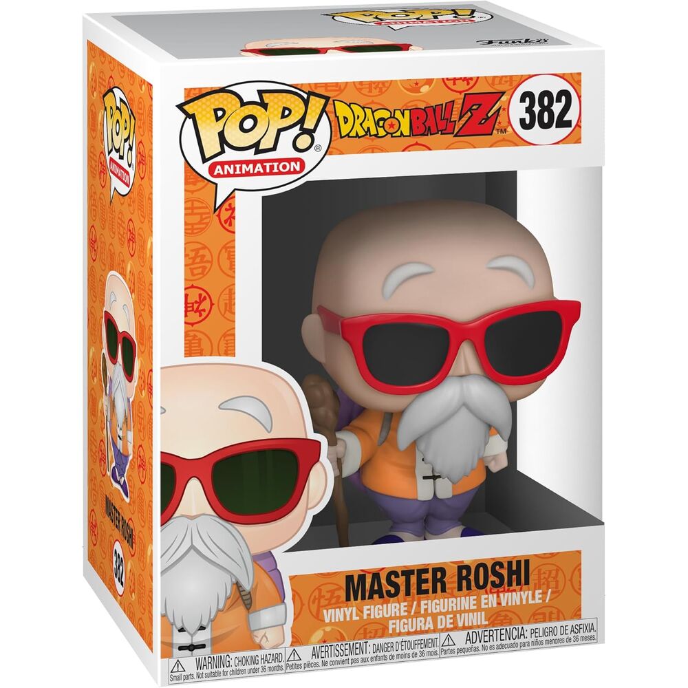 Figura FUNKO POP Dragon Ball Z Gohan Master Roshi with Staff - Nº 382