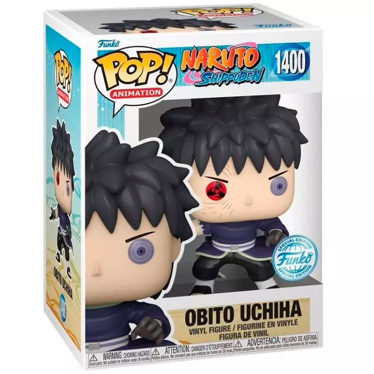 Figura FUNKO POP Naruto Shippuden Obito Uchiha Exclusive - Nº 1400